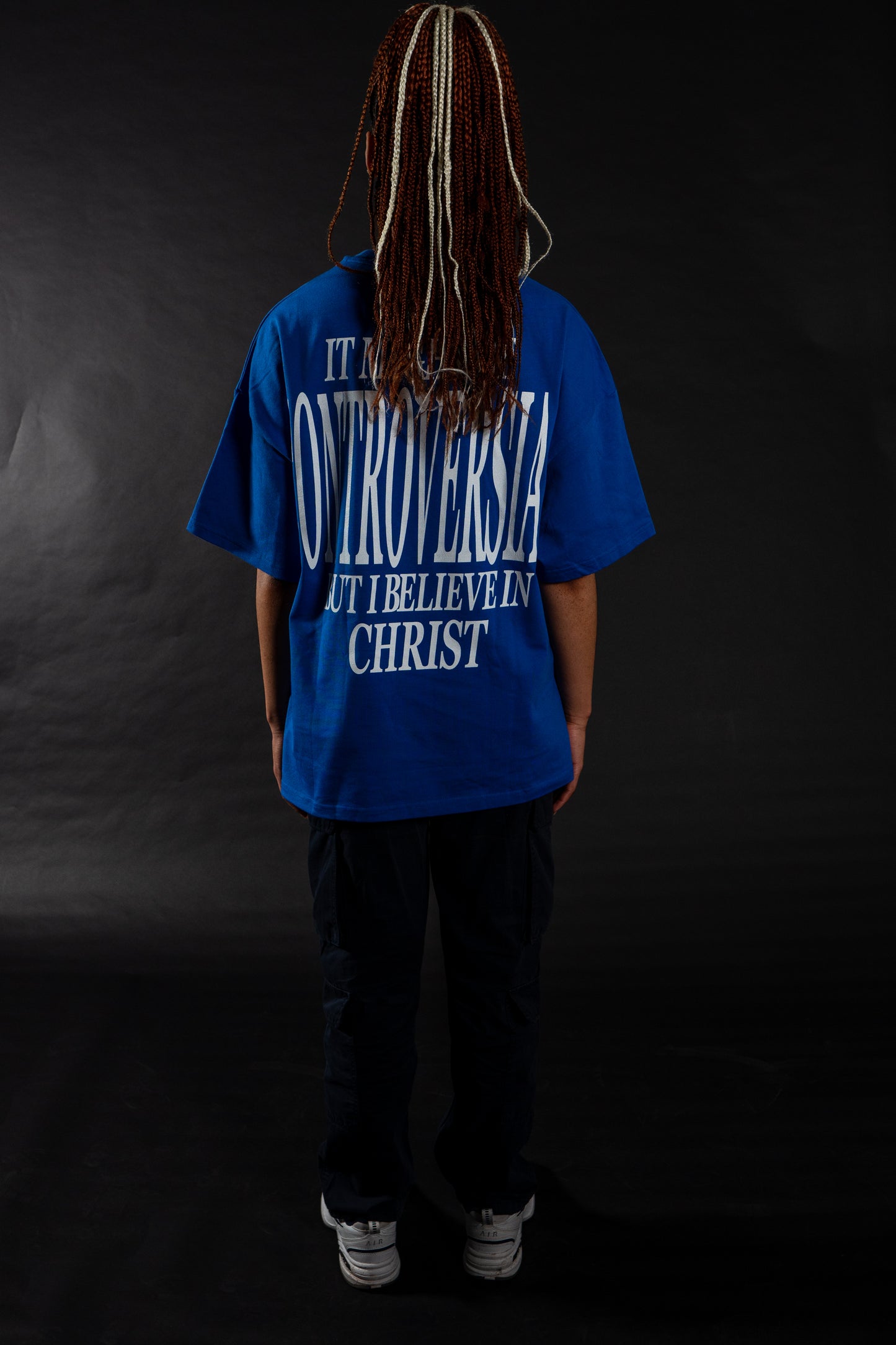 "CONTROVERSIAL" SHIRT BLUE