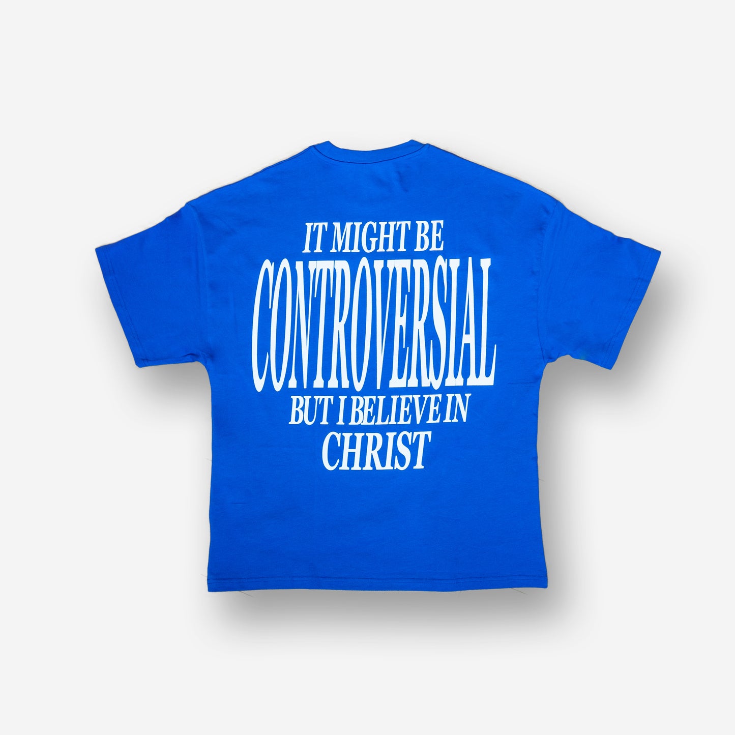 "CONTROVERSIAL" SHIRT BLUE