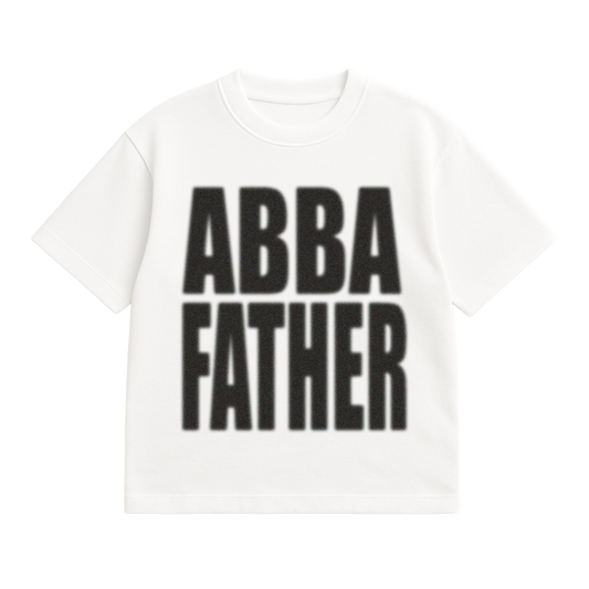 "ABBA FATHER" SHIRT - WHITE