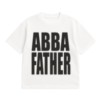 "ABBA FATHER" SHIRT - WHITE