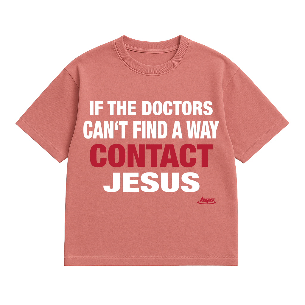 "CONTACT JESUS" SHIRT - PINK