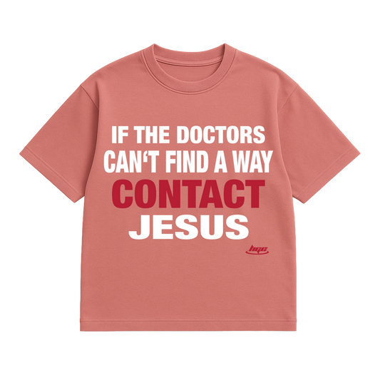 "CONTACT JESUS" SHIRT - PINK