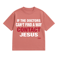 "CONTACT JESUS" SHIRT - PINK