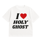 "I LOVE HOLY GHOST" SHIRT - WHITE