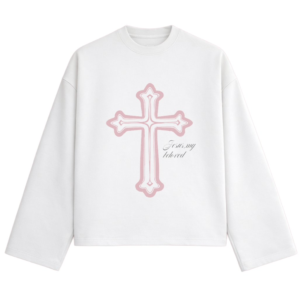 "MY BELOVED" LONGSLEEVE - WHITE