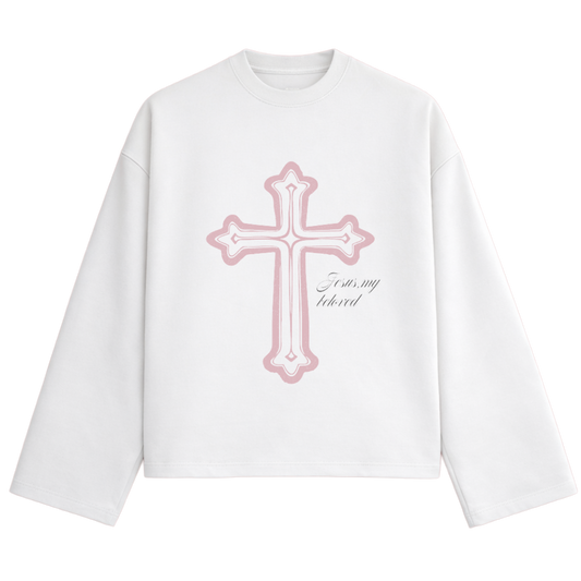 "MY BELOVED" LONGSLEEVE - WHITE