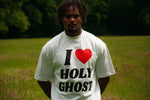 "I LOVE HOLY GHOST" SHIRT - WHITE