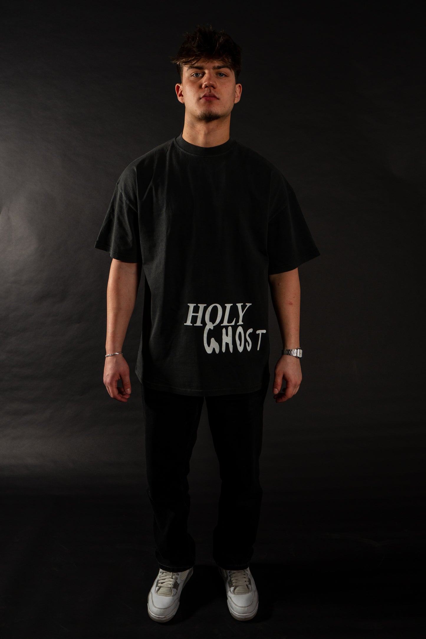 "CONTROVERSIAL" SHIRT WASHED BLACK