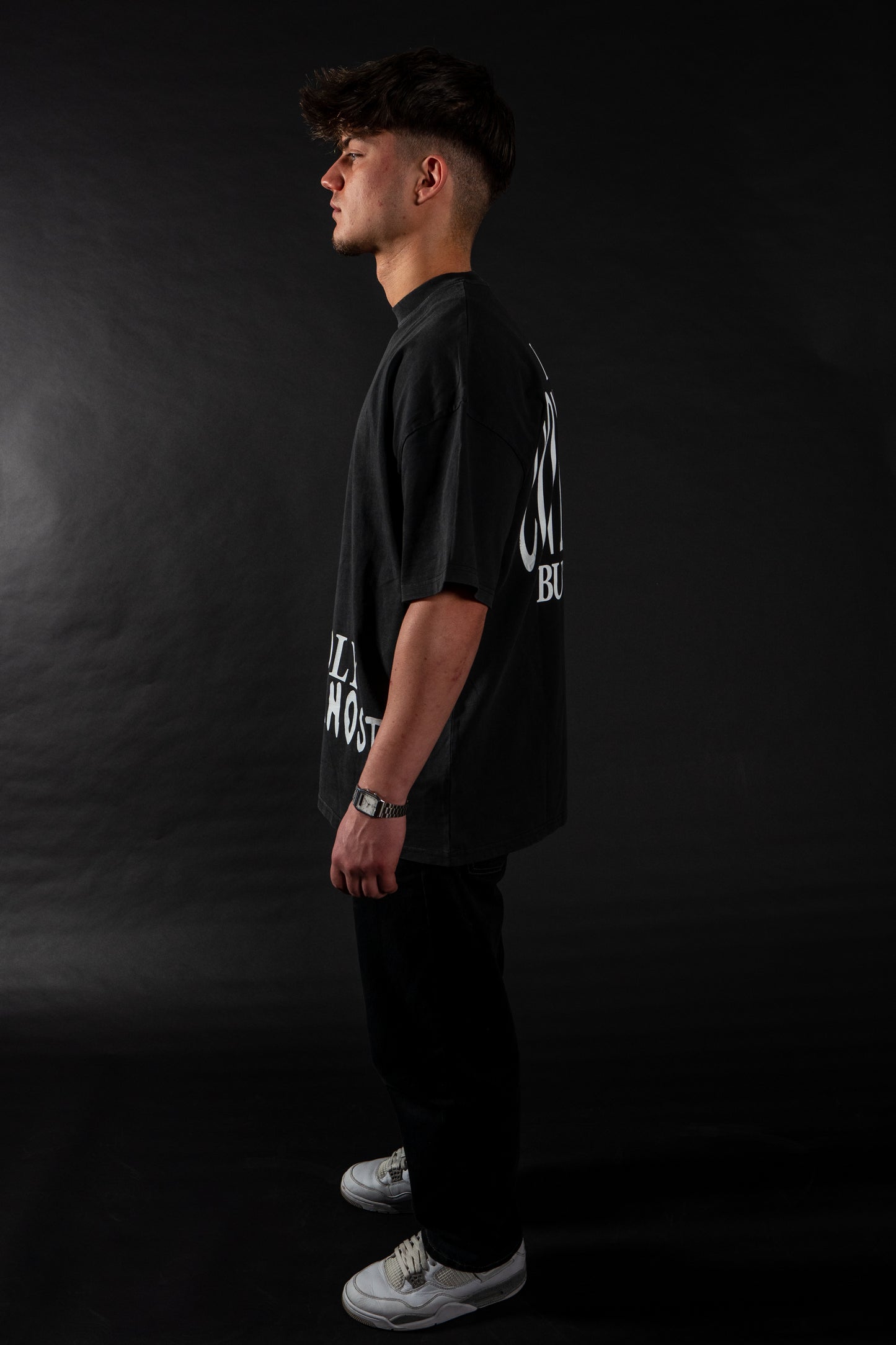 "CONTROVERSIAL" SHIRT WASHED BLACK