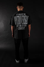 "CONTROVERSIAL" SHIRT WASHED BLACK