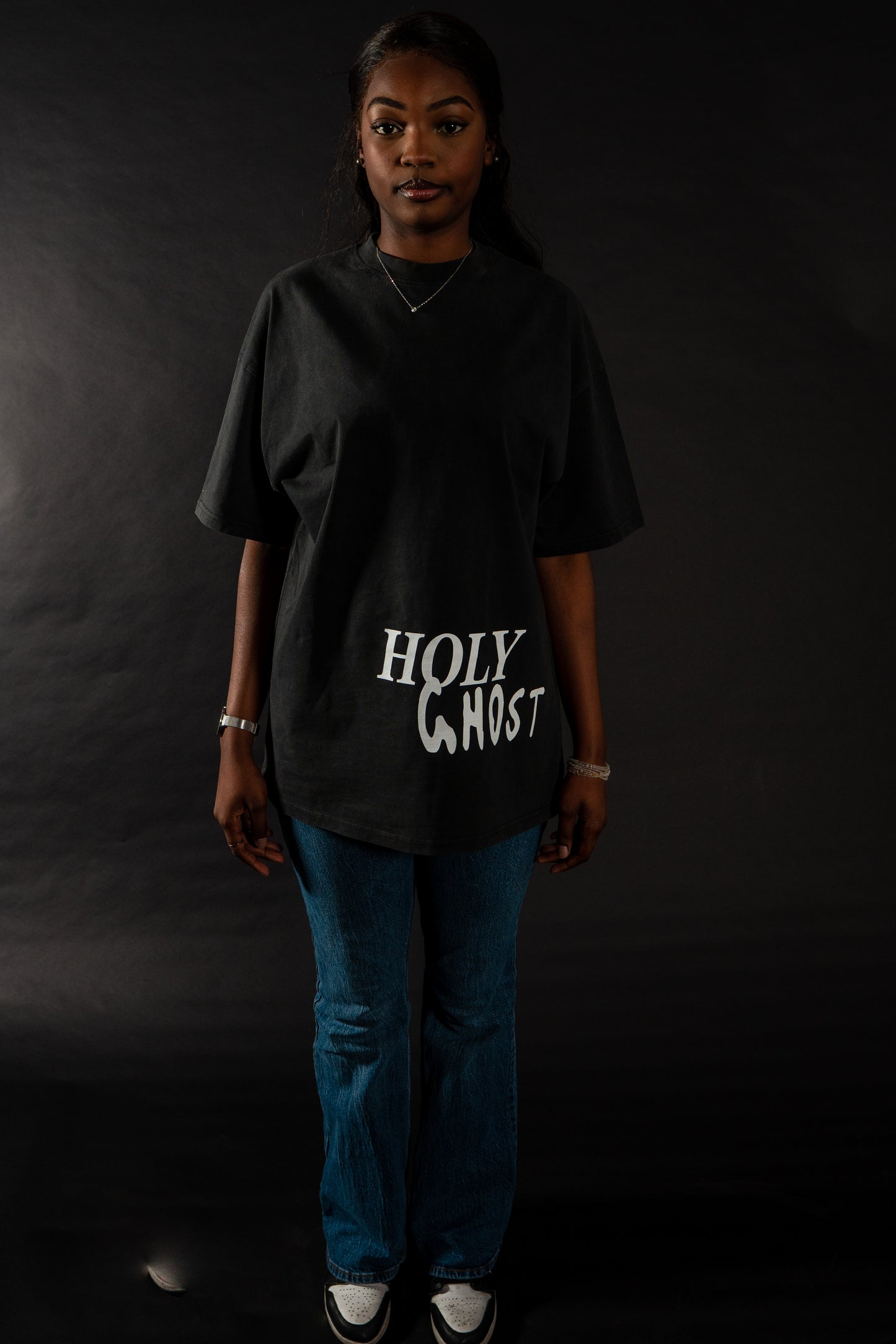 "CONTROVERSIAL" SHIRT WASHED BLACK