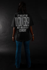 "CONTROVERSIAL" SHIRT WASHED BLACK